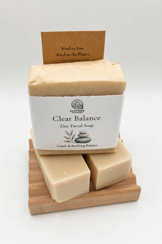 Clear Balance - Zinc Facial Bar Soap