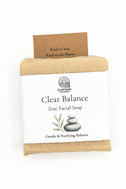 Clear Balance - Zinc Facial Bar Soap