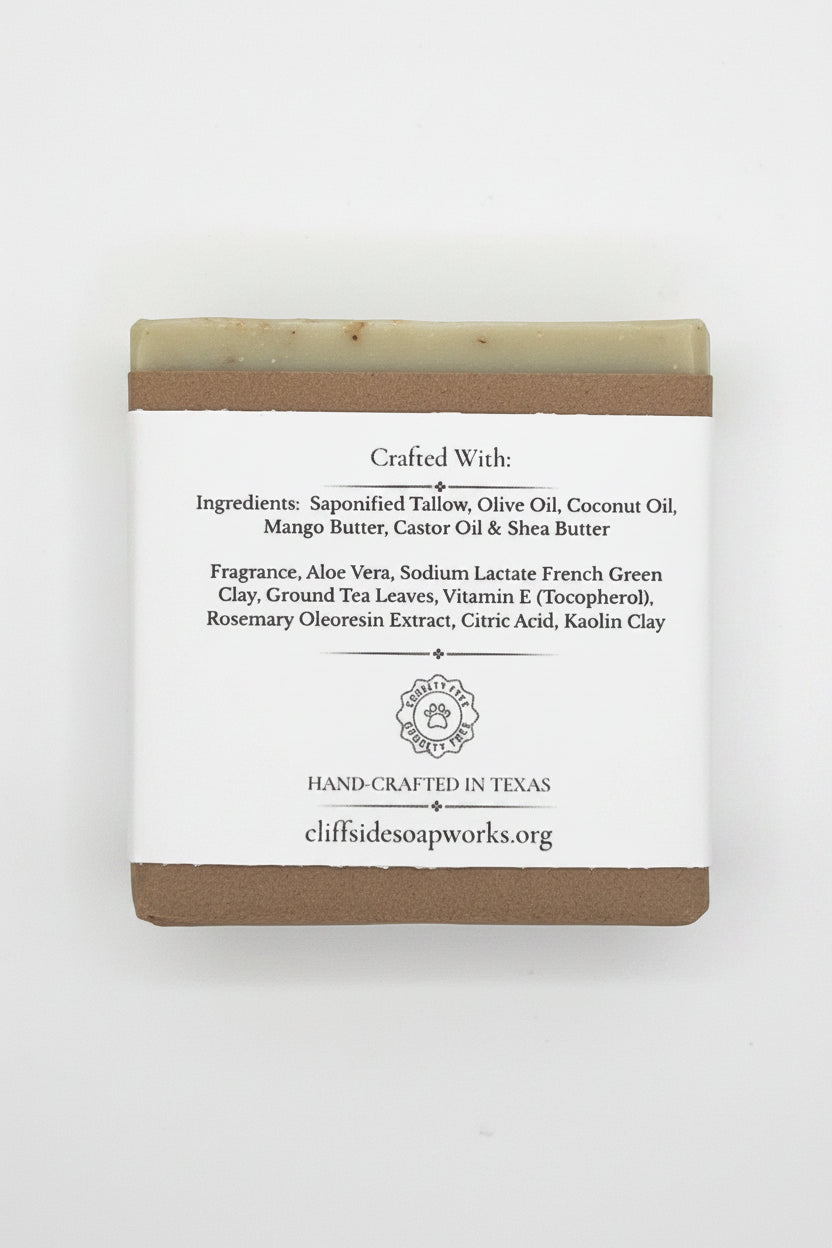 Limited Edition!  Cucumber & Tea -  Bar Soap