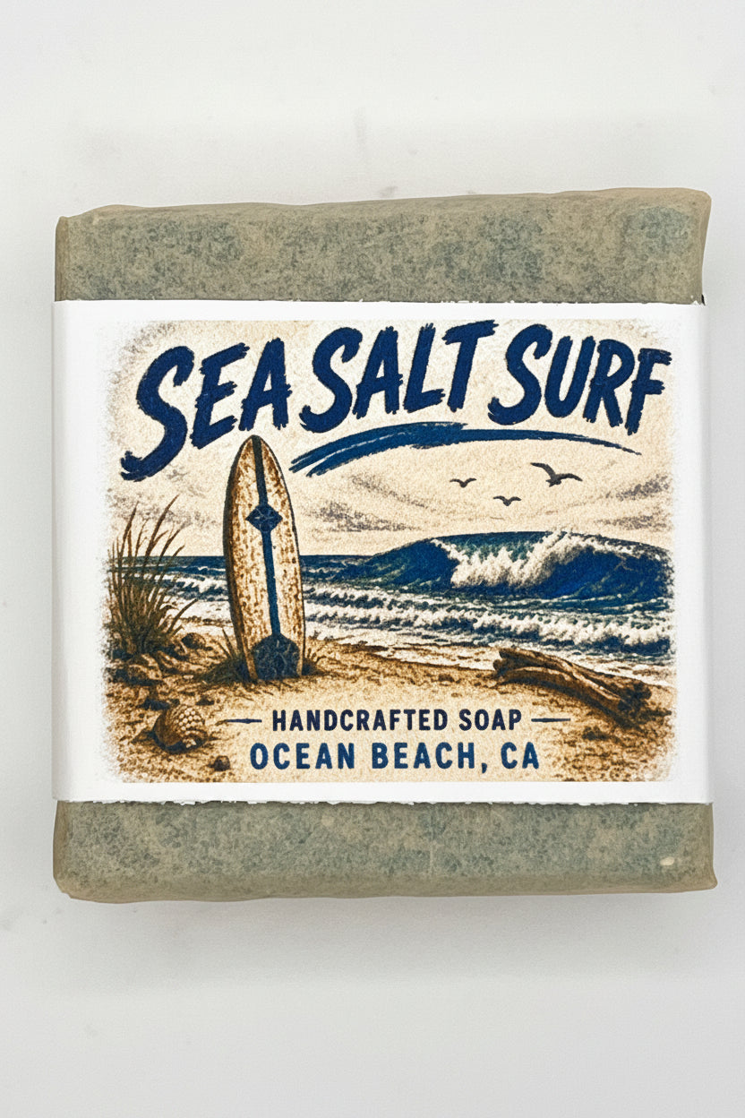 Ocean Beach, California - Sea Salt Surf Bar Soap