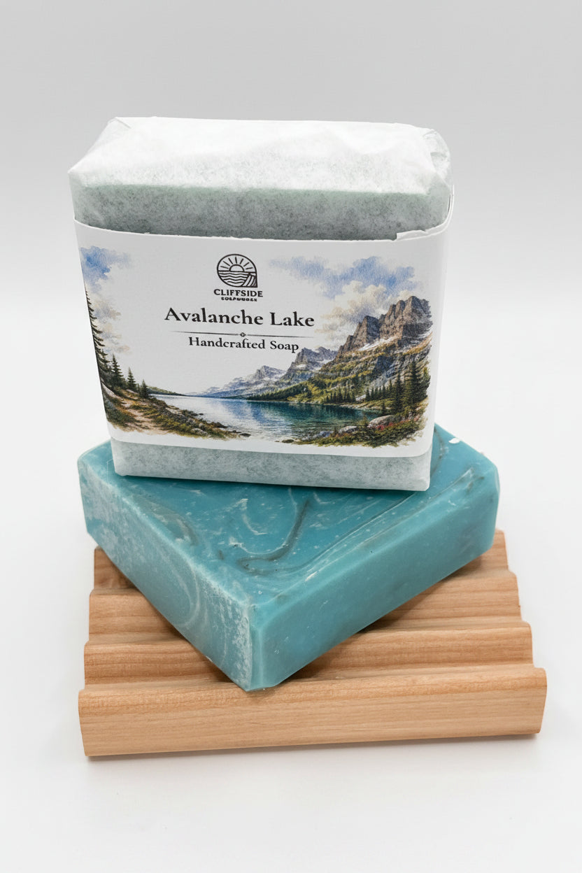 Glacier National Park, Montana - Avalanche Lake Bar Soap