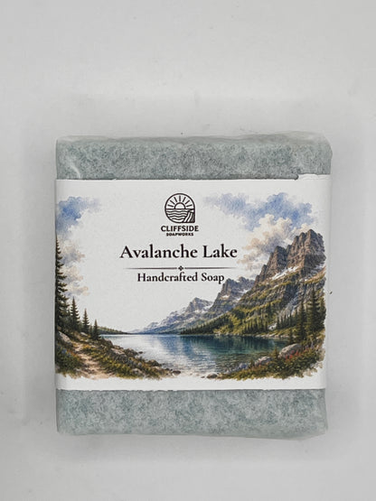 Glacier National Park, Montana - Avalanche Lake Bar Soap