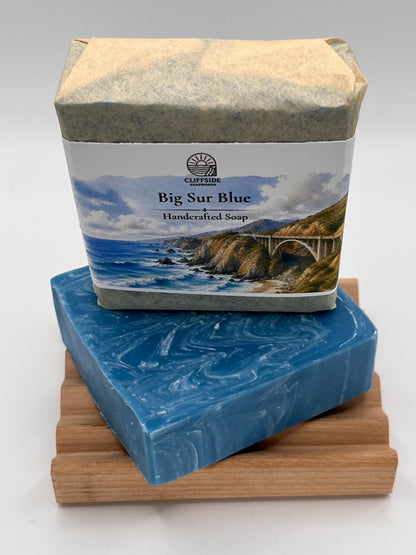 Big Sur, California - Big Sur Blue Bar Soap