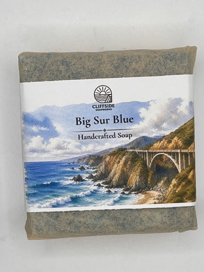 Big Sur, California - Big Sur Blue Bar Soap