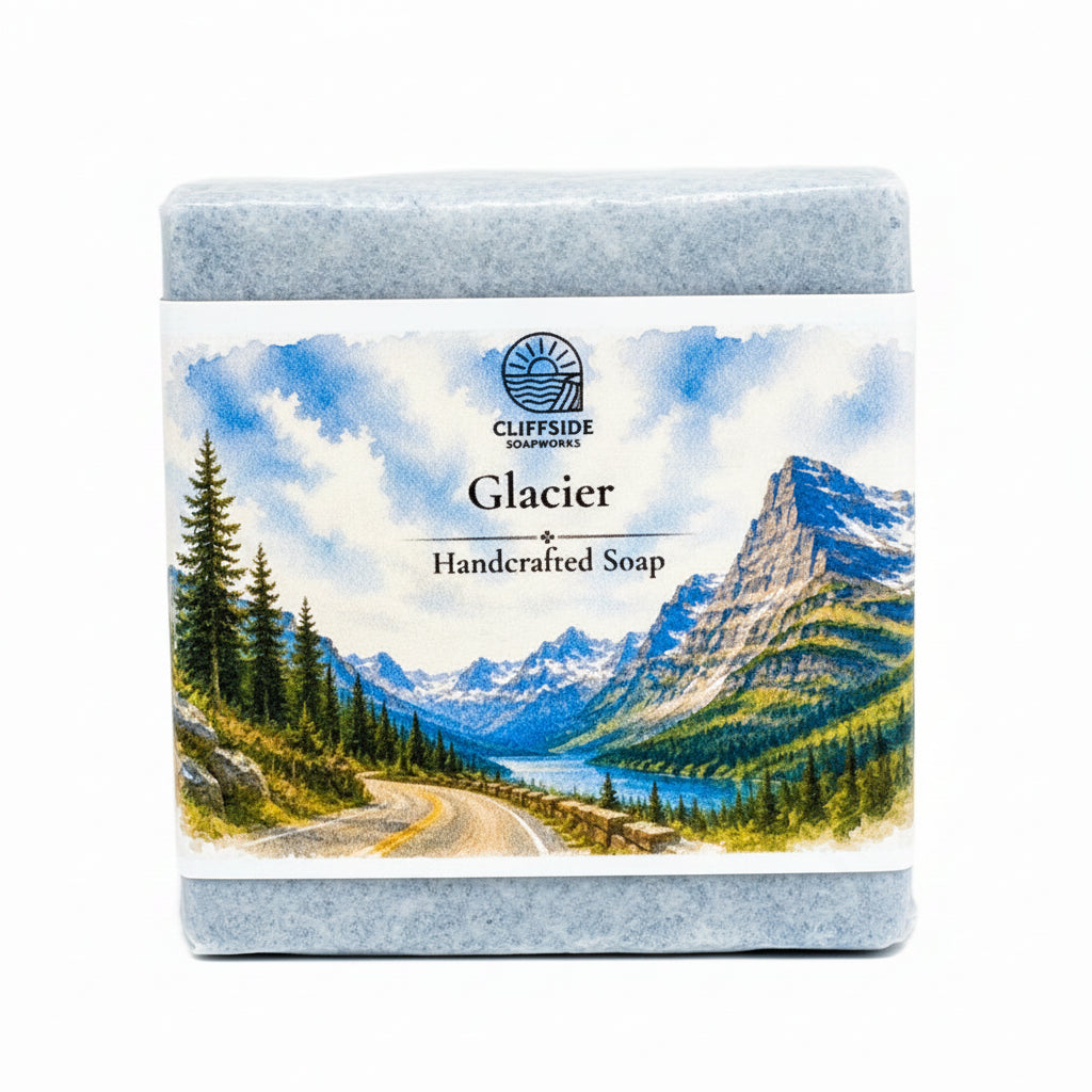 Glacier National Park, Montana - Glacier Bar Soap