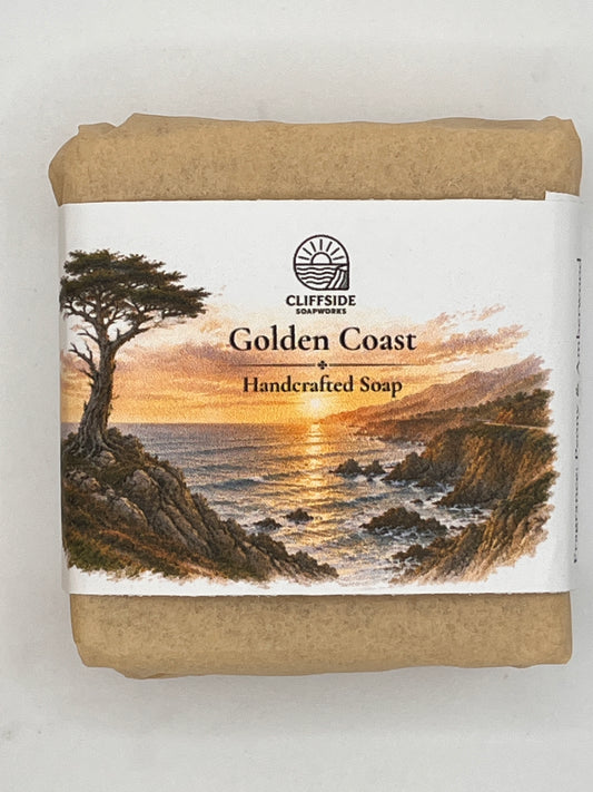 Big Sur, California - Golden Coast Bar Soap