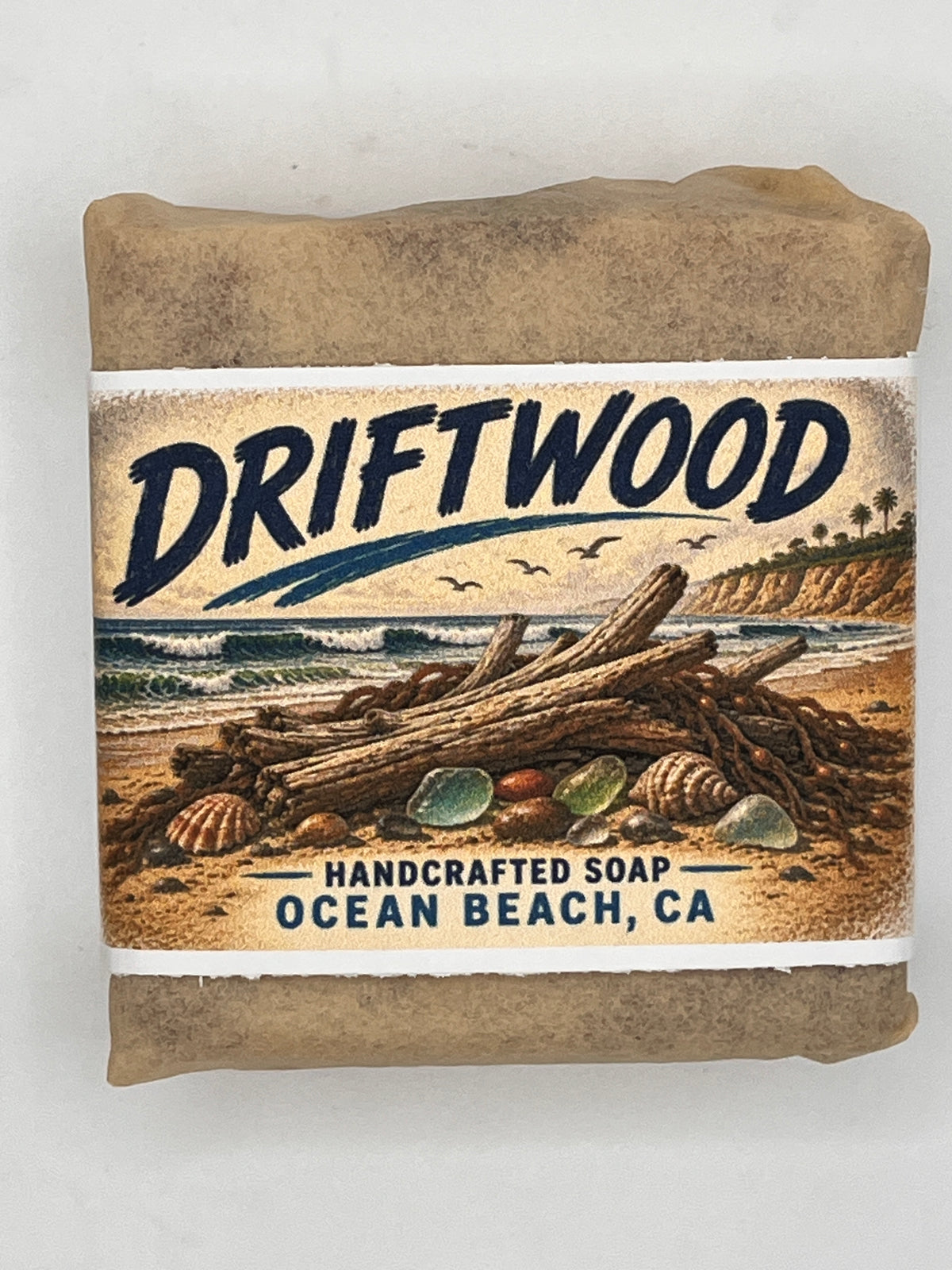 Ocean Beach, California - Driftwood Bar Soap