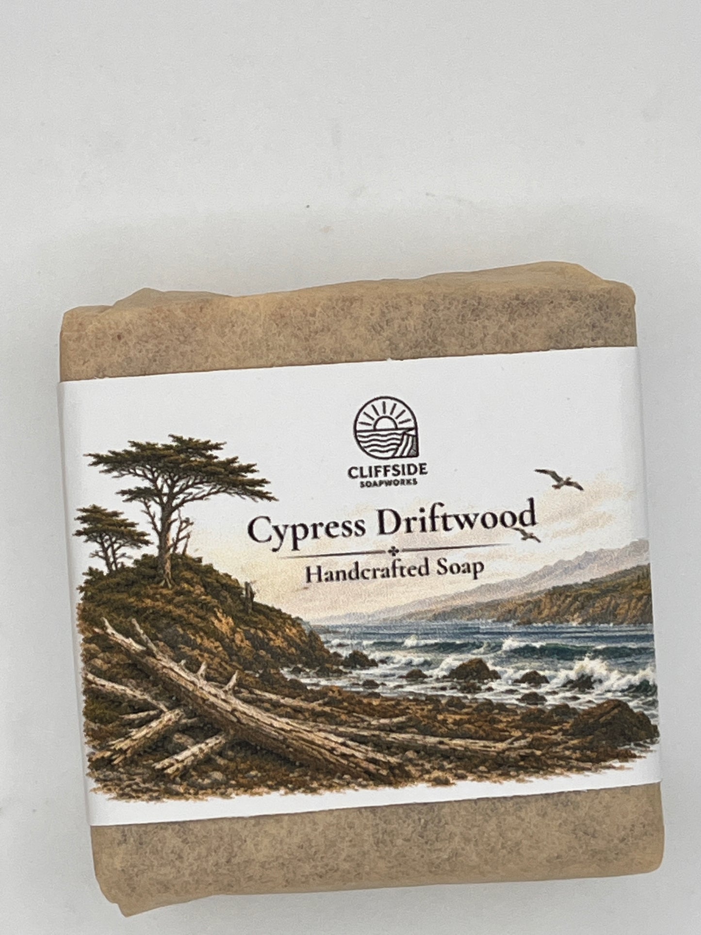 Big Sur, California - Cypress Driftwood Bar Soap