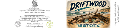 Ocean Beach, California - Driftwood Bar Soap